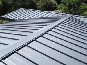 new metal roof installation