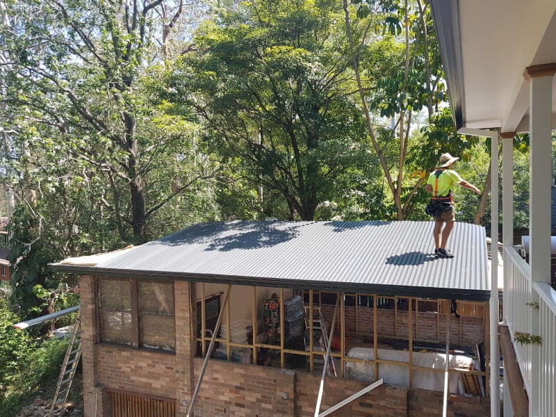 colorbond metal roof sydney north shore